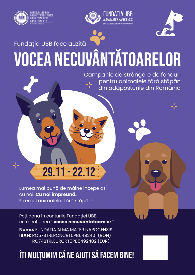 Campania „Vocea Necuvântătoarelor”