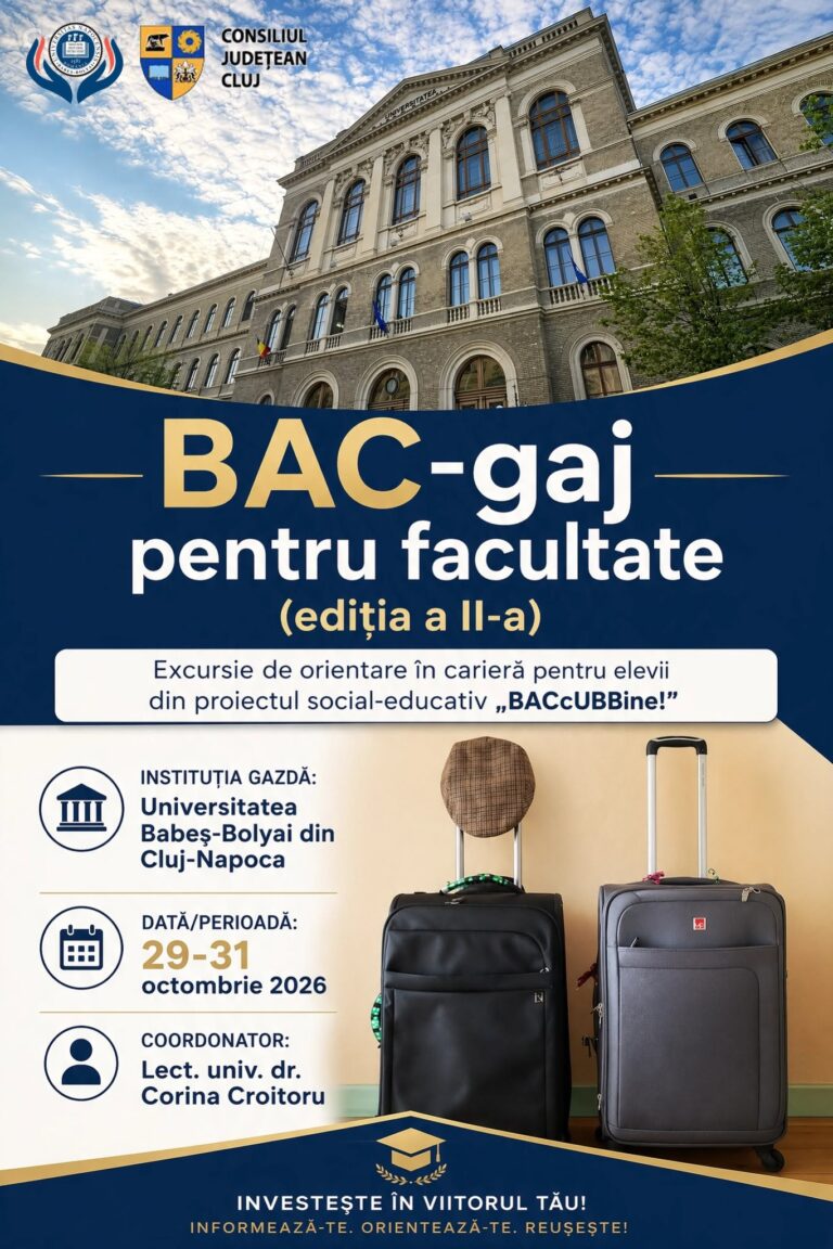 Excursia de orientare în carieră „BAC-gaj pentru facultate”
